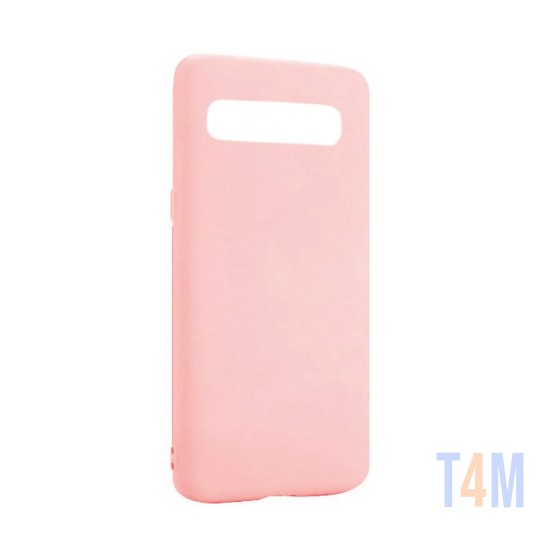 Capa de Silicone para Samsung Galaxy S10 Rosa